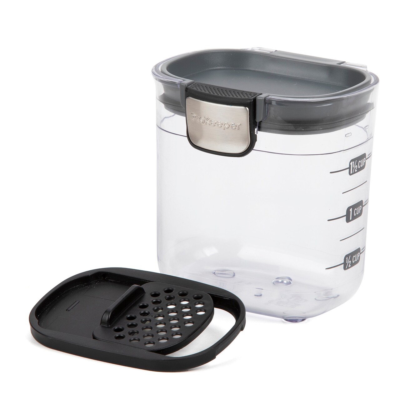 Progressive International ProKeeper+ Airtight Mini Storage Container, Clear Plastic